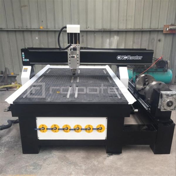 

4 axis cnc 1325 cnc router 3d cutting machine/dsp wood milling machine for furniture decoration art craft industry