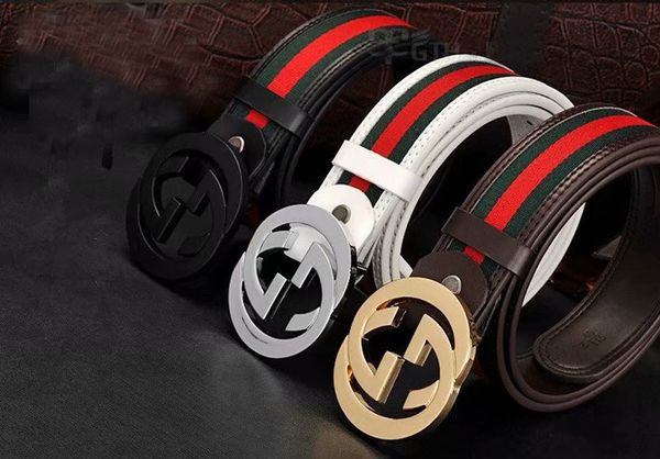 

automatic buckle genuine leather belt for men striped designer belts fde new men luxury mens belts ing, Black;brown