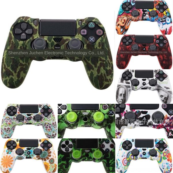 

i7ria cap gamepad silicone case withjoystick cover for ps4 controller