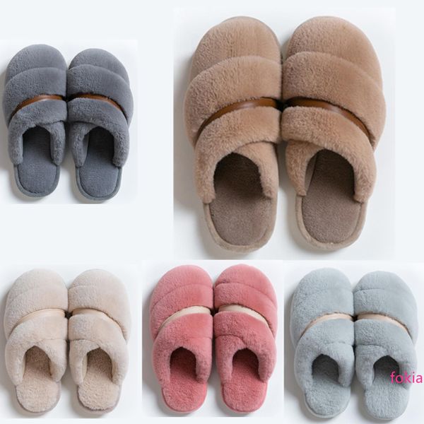 

ale non-brand winter women men slipper fur flip flops sandals indoor keep warm home shoes rubber flat sandals 38-45 style 31