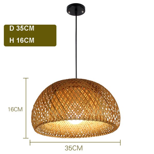 Acheter Pays À Du Style Et Lustre Suspension Lampe Intérieur De29 Nature Lumière Gros Cuisine Or Bambou Manger Nordique Globe Bar 76 Moitié E2H9DI