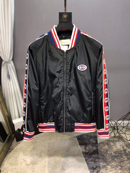 

2020 mens designer jackets letter print medium thickness designer jacket autumn coats luxury men hoodie mens coat, Black;brown