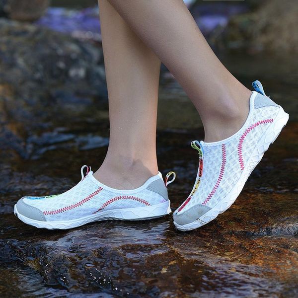 

chamsgend открытый пляжная обувь повседневная обувь вверх по течению дышащая легкая удобная сетка нескользящая износостойкая болотная