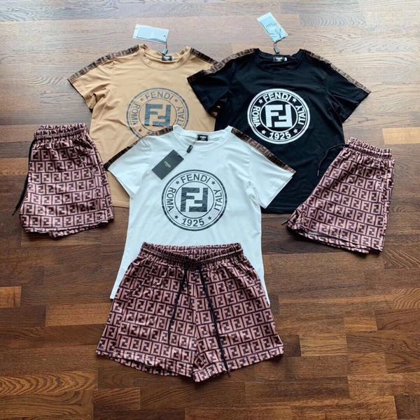 

дамы new fashion trend explosions повседневные дикие дышащие шорты с буквенным принтом спортивный костюм, White