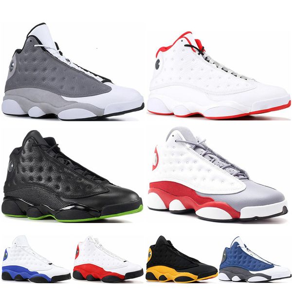 

2019 new mens basketball shoes 13s hyper royal bred grey true red history of flight dmp discount sports shoe sneakers black cat