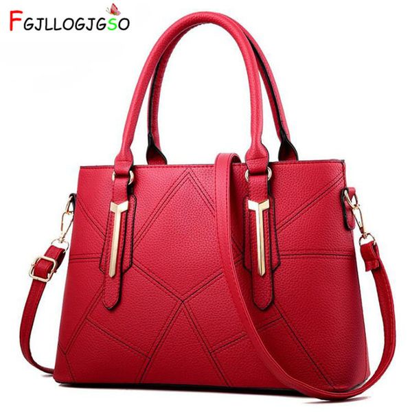 

fgjllogjgso new female bag large capacity litchi grain purses and handbags women leather crossbody bags luxury ladies hand bag y190620