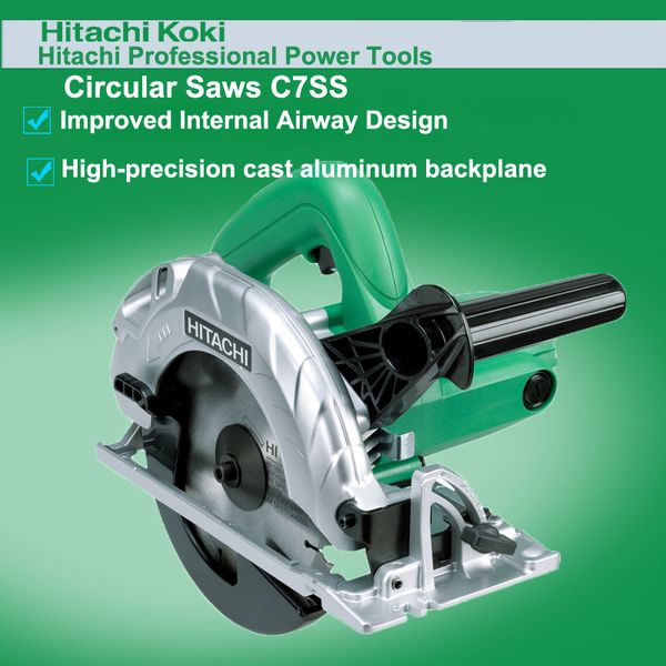 

japan hitachi c7ss woodworking circular saw household saws disk saw electric hand cutting machine 1050w 5500/min 190mm