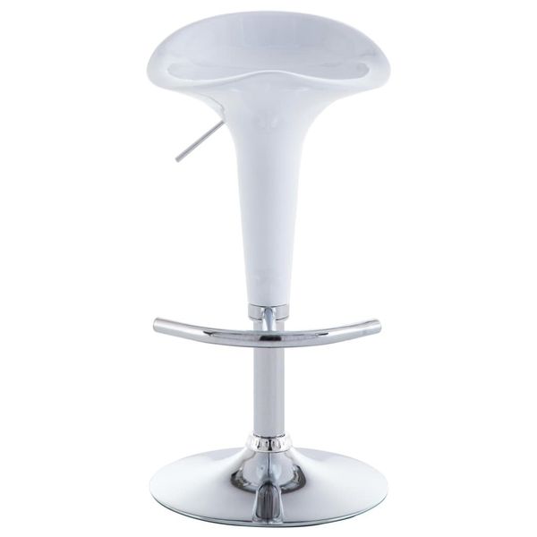 

bar stool 2 pieces white plastic patio benches