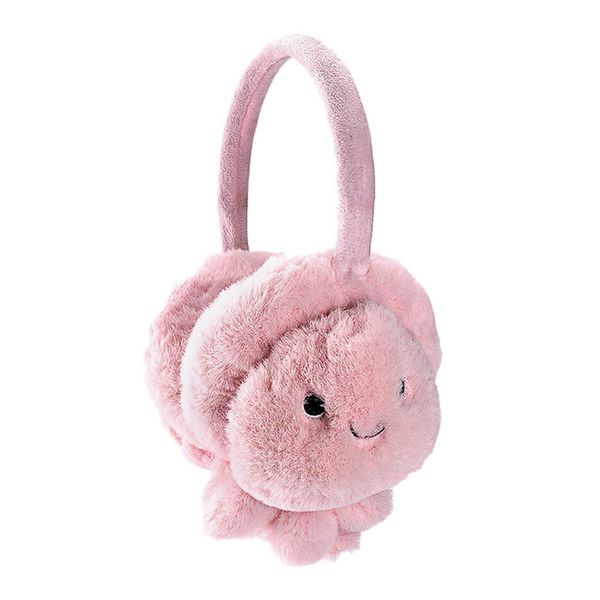 

women men winter round plush ear pad back wear warmers baby winter earmuffs winter ear warmer plush cartoon earmuffs, Blue;gray