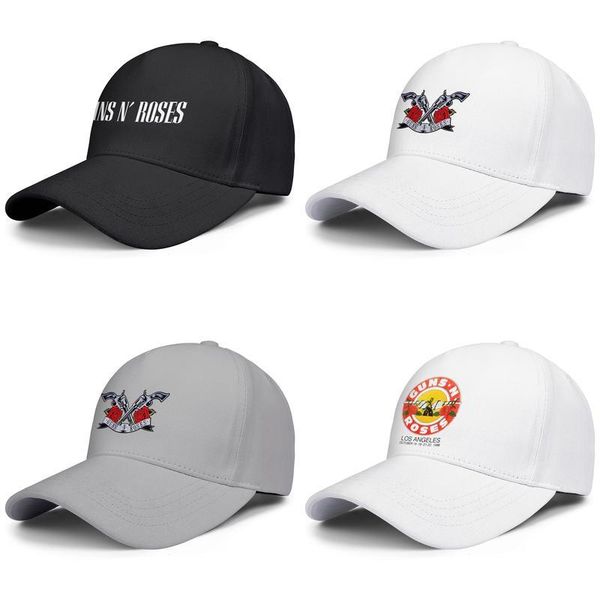 

guns n' roses logo white mens and women adjustable baseball cap fitted customcool custom trendy classic hats patches l.a. 1989 bullet n, Blue;gray
