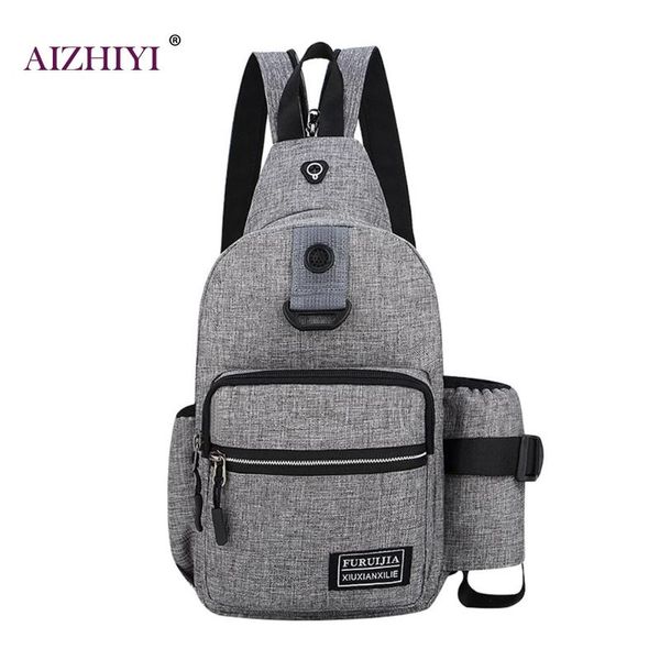 

men fashion oxford chest bag male sling shoulder satchel crossbody messenger bags for men 2019 new casual travel chest bag