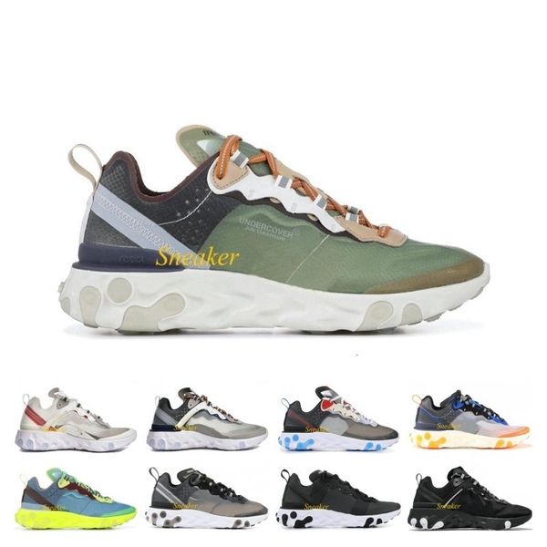 

discounts epic react element 87 undercover running shoes men women designer sneakers dark grey p blue sports trainer shoes