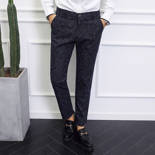 

pure color suit pant men business casual trousers mens men pants size 28-40 , 2019 dress pant, White;black