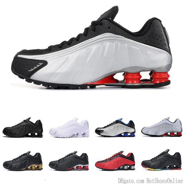 

2019 r4 men women running shoes og triple black metallic white racer blue comet red mens trainers fashion sports sneakers