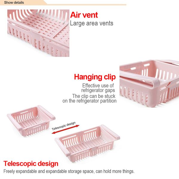 

pp bpa-practical multi-function fridge bins and er bins refrigerator organizer drawer organizers for refrigerator