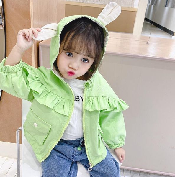 

2020 new stylish baby girls boys coat full sleeve fashion kids hooded jackets 2-7t, Blue;gray