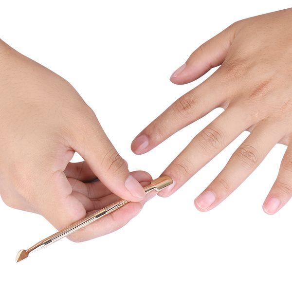 

clavuz 5pcs/lot nail cuticle remover manicure pedicure care nail stainless steel tool dead skin push