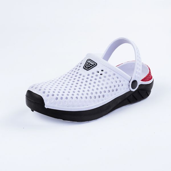 

summer new couple sandals lightweight breathable sandals fashion comfortable couple flat slippers, Black