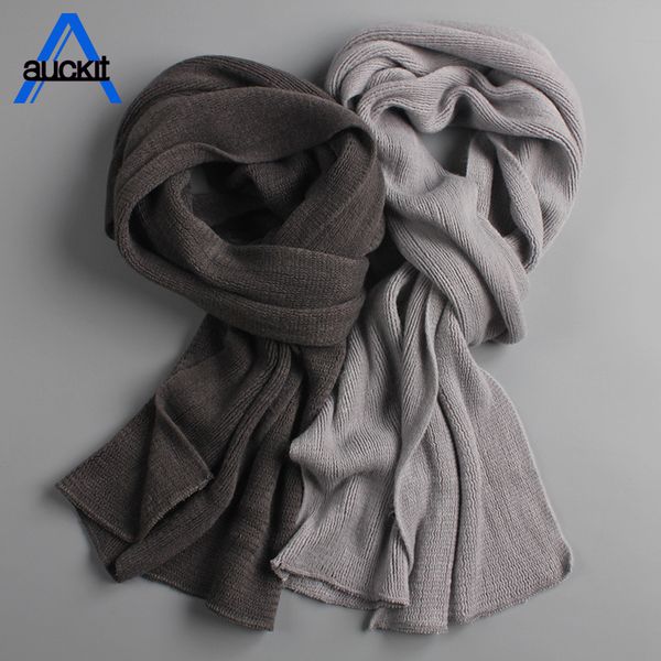 

2018 new men's knit scarf spring thick warm winter long scarf men's cashmere ladies warmest