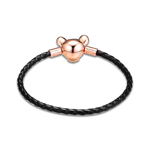 

цкк браслет для женщин льва принцесса кожаных браслетов pulseira feminina masculina серебро 925 ювелирных изделия pulseras mujer, Golden;silver