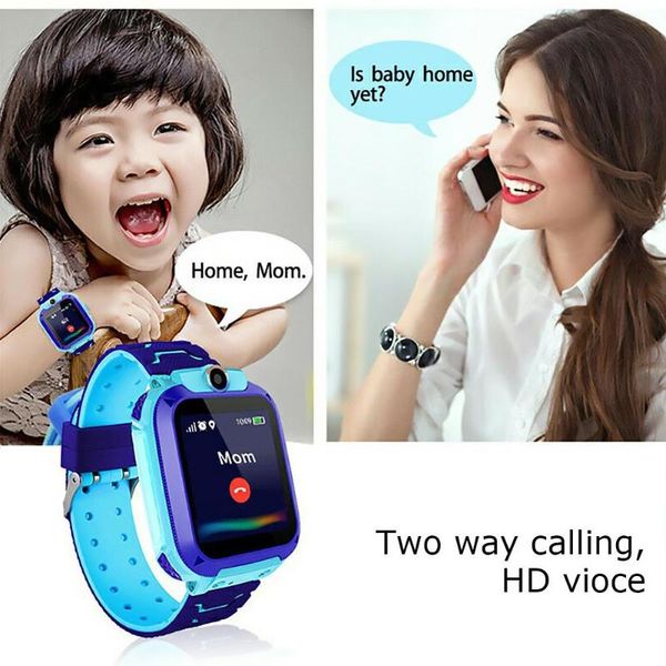 

q12 1.44 inch touch screen lbs positioning ip67 kids smart talking watch
