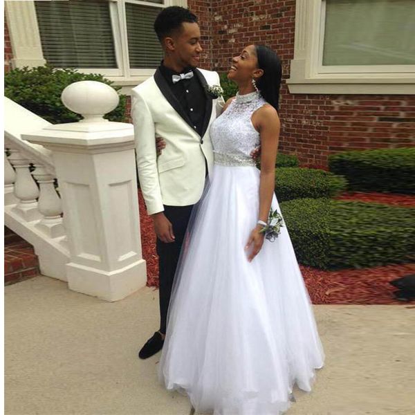 

white formal party mens suits for wedding 2 piece one button groom suits slim fit custom man wedding tuxedo suit, Black;gray