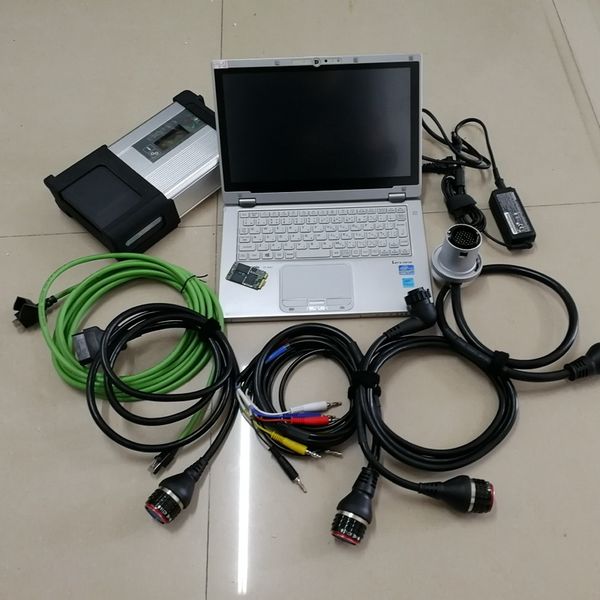 

auto diagnostic tool 2023 latest software mb star c5 sd 5 480gb mini ssd x-entry/das/hht/vediamo/dts cf-ax2 i5 4g used lapfor mercedes cars