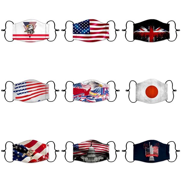 

luxury designer cotton face mask protective mask ultraviolet-proof dustproof riding cycling sports print mouth masks women outdoor #8401