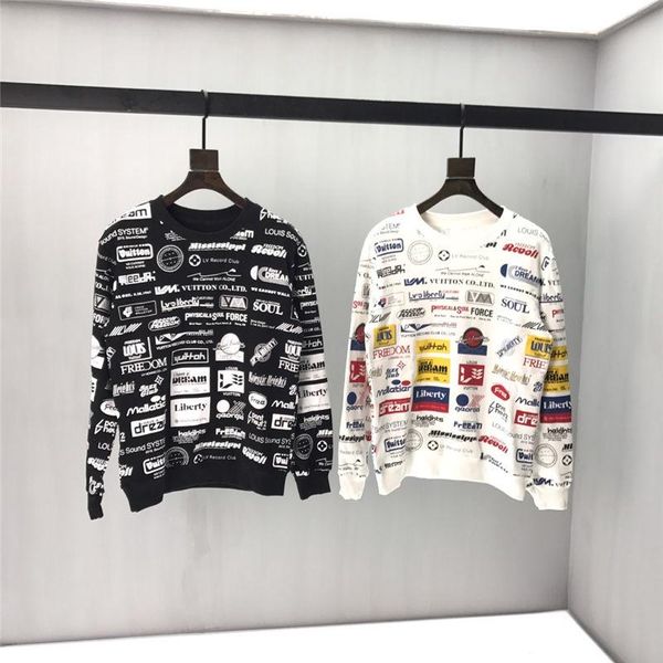 

new autumn mens designer hoodies fashion luxury sweatshirts brand logo printed pullover womens hoodies sweater b100393k, Black