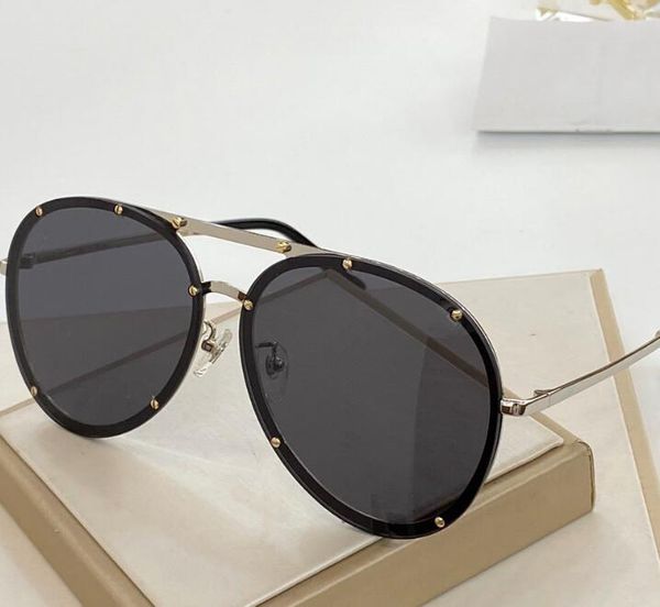 

sunglasses women frameless sun glasses vintage accessories size:65-12-145, White;black