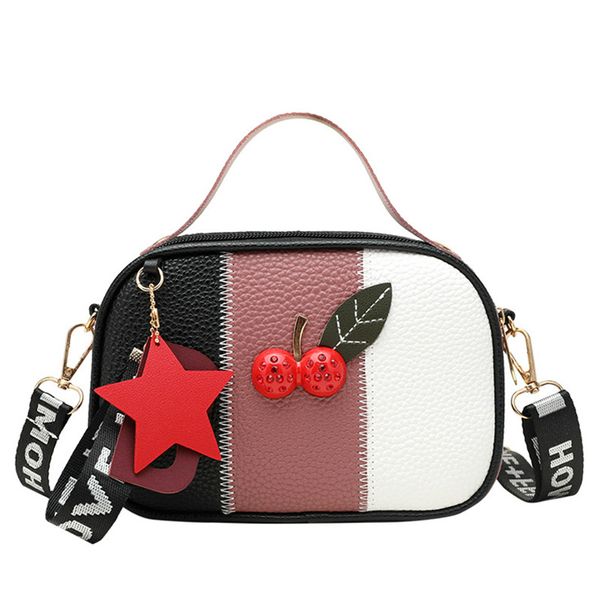 

acelure clutch strap shoulder messenger bag womens small handbag purse star pendant girls cherry design crossbody bags