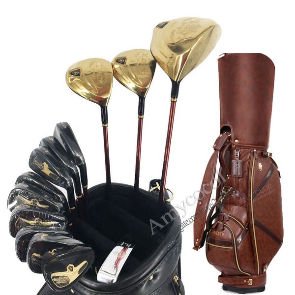 

new golf clubs maruman majesty prestigio 9 complete clubs set driver wood irons putter and golf bag graphite golf shaft full set