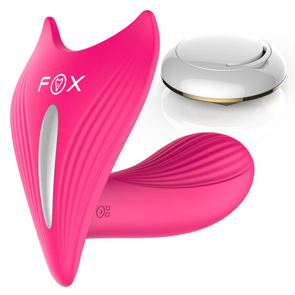 Fox Remote Dildo Vibratoren Silikon Klitoris USB Weibliche Masturbation Realistische Vibratoren Erwachsene Spielzeug Für Paar Sex Maschine J190626