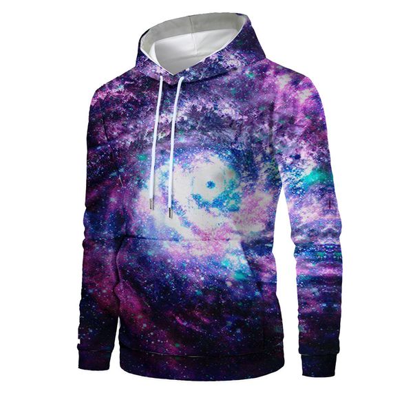 

mens designer cosmopolitan 3d digital printing pullover sweater, Black