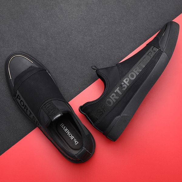 

men soft skin shoes slip on black shoes real loafers mens moccasins leisure comfort men's driving buty meskie as-131