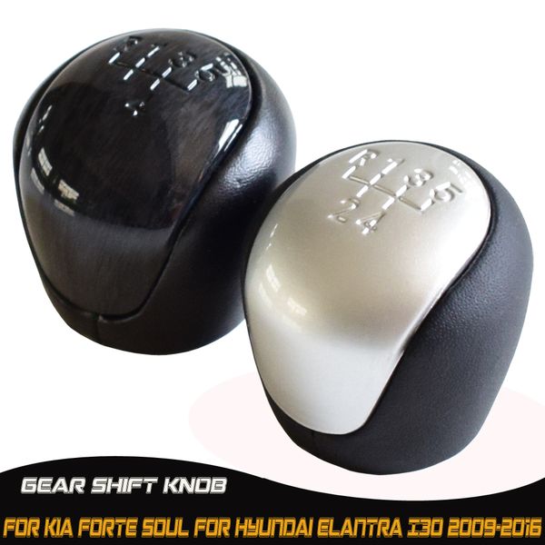 

manual 5 speed car styling for elantra i30 2009-16 for kia forte soul gear shift knob stick lever headball