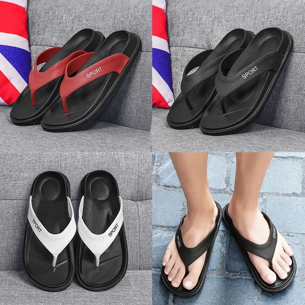 

designer sandals brand new summer men flip-flops beach slippers shoes breathable beach slippers eva casual massage slipper, Black