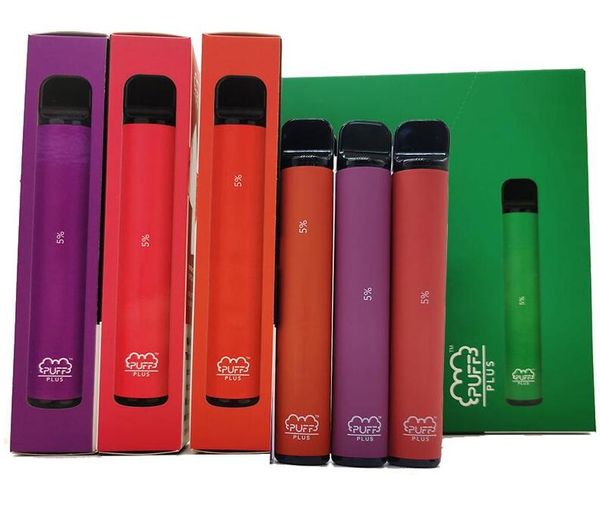 

OEM PUFF PLUS 800+Puff Disposable Pod Empty Electronic Cigarette Vape Pods Stick Puff Bar e Cigarettes PuffBar posh Portable Vaporizer