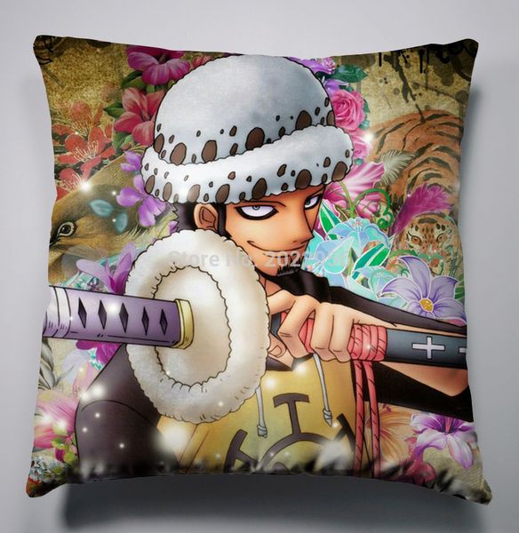 

anime manga one piece pillow 40x40cm pillow case cover seat bedding cushion 007