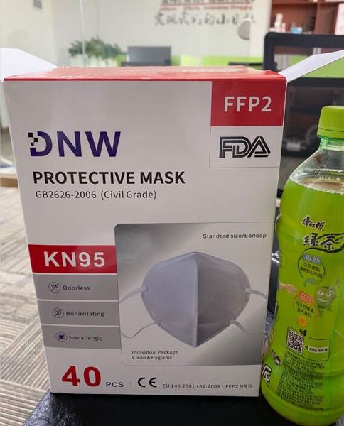 

in stock fda ce n95 mask respiratory protection kn95 ffp2 mask anti dusk protective mask dhl shipping