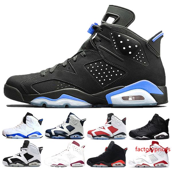 

6 basketball shoes men sneaker 6s unc black cat infrared white alternate hare carmine sports blue olympic oreo 6s mens trainer shoes