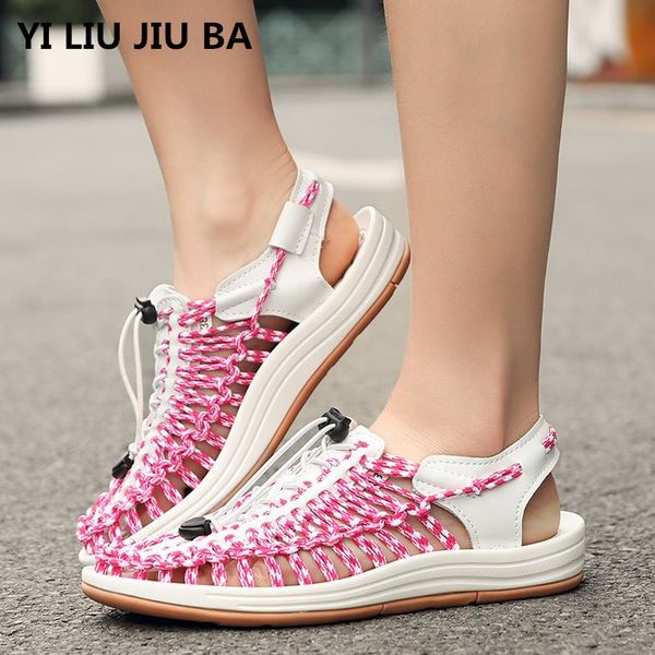 

summer flats sandals women sandals casual indoor outdoor breathable beach women shoes flats shoes woman zapatos mujer *033, Black
