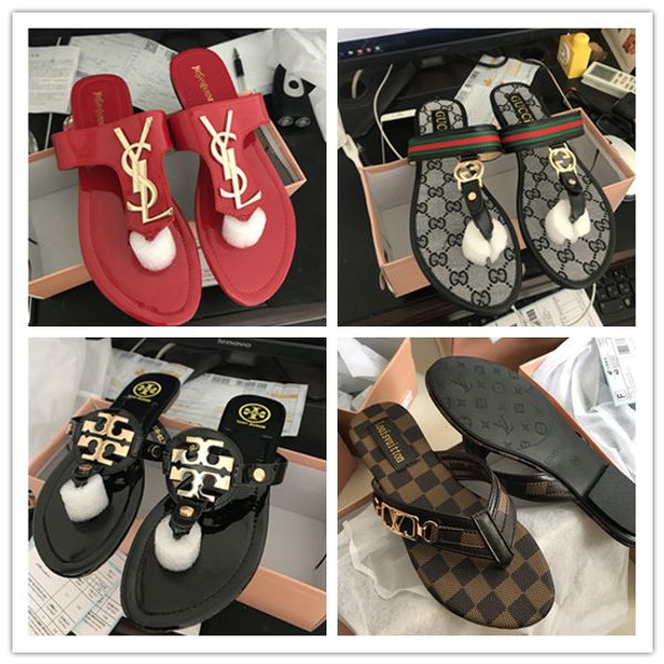 

De igner 2019 new ummer tory lipper women cut out beach andal women lide outdoor lipper indoor lip on flip flop gg