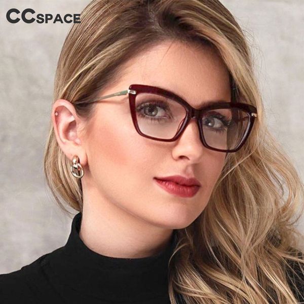 

45932 cat eye retro glasses frames men women optical fashion computer glasses, Silver