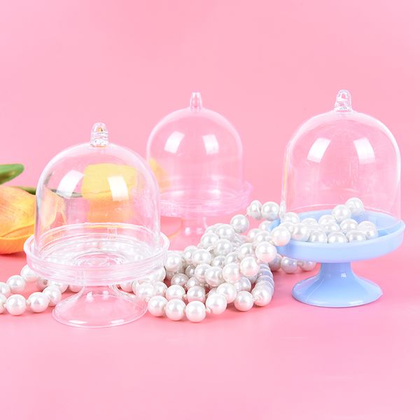 

1pc transparent plastic tray candy box for diy wedding candy box baby shower birthday guests gift party supplies