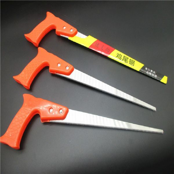 

350mm 50# steel mini chicken tail saw small tooth pruning home woodwork fruit tree garden trimming tool 4013
