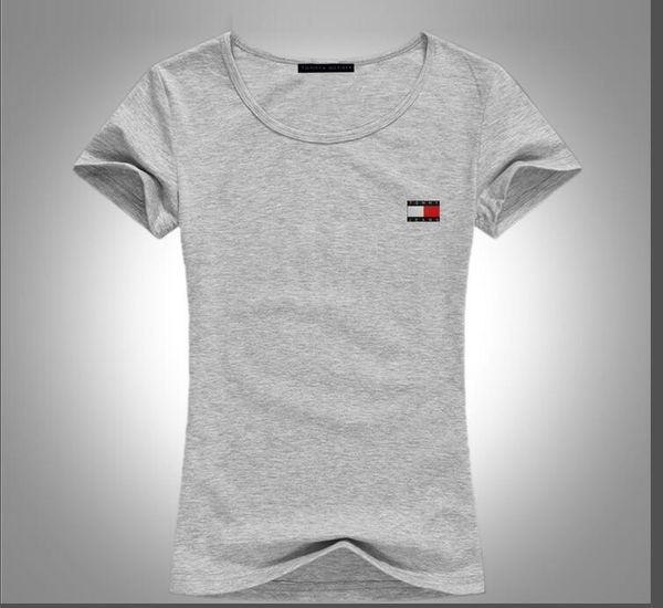

women casual shirt summer shirt casual t-shirt men's and women short sleeve shirt monogrammed printed t-shirt round neck short sleeve, White