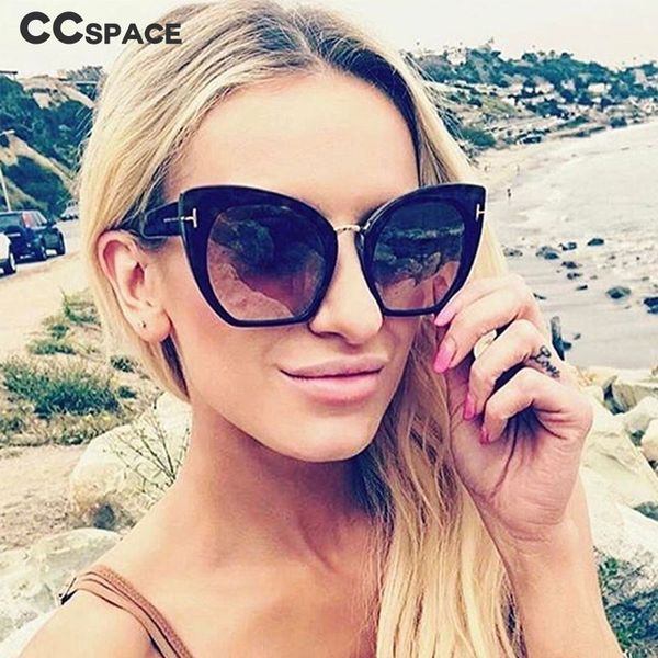 

big cat eye sunglasses men women fashion shades uv400 vintage glasses 47925, White;black