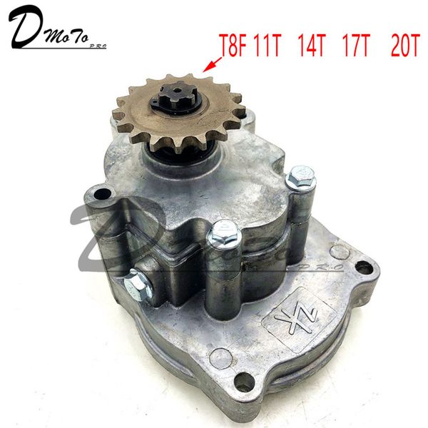 

t8f 11t 14t 17t 20t tooth clutch drum gear box sprocket 33cc 43cc 49cc ty rod ii go kart mini moto dirt bike scooter xtreme