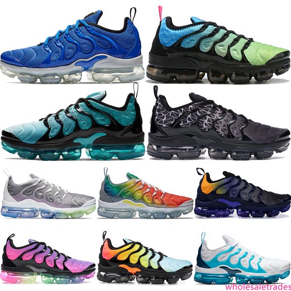 

plus tn mens running shoes game royal racer blue be true triple black white usa men women sport trainers shoes us 5.5-11